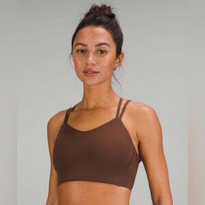 Lululemon Like a Cloud Longline Bra *Light Support, B/C Cup Java NWT